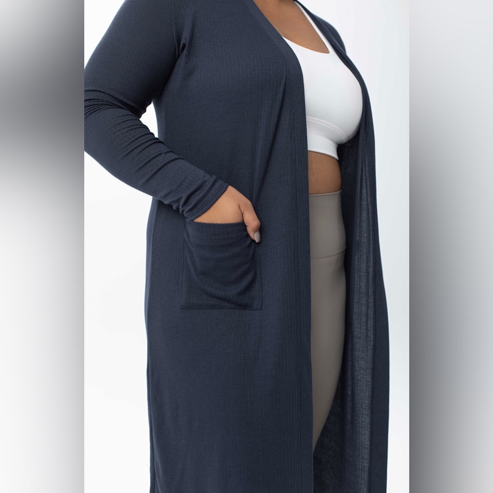 NWOT Navy Blue Savvi Duster